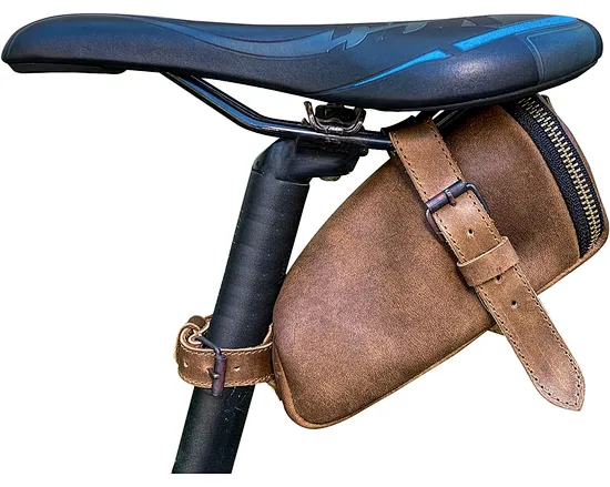 Each product is handmade from top quality, full grain leather, making these accessories ready for travel or commutes. When you need reliable bike gear that last you a lifetime, you can count on Hide & Ride products.
